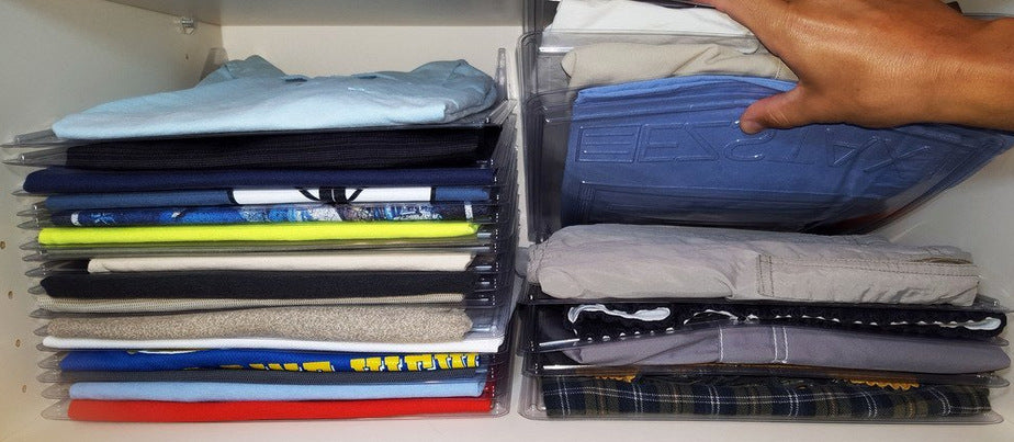 For Ezstax Fast Clothes Fold Board Organization System Travel Closet Drawer Stack