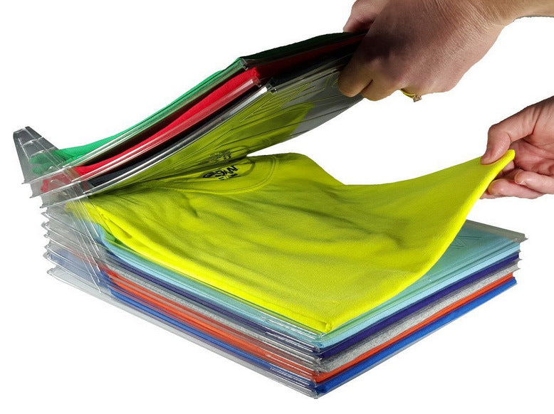For Ezstax Fast Clothes Fold Board Organization System Travel Closet Drawer Stack