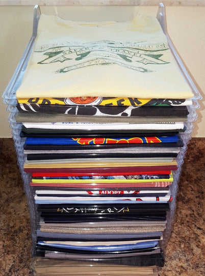 For Ezstax Fast Clothes Fold Board Organization System Travel Closet Drawer Stack