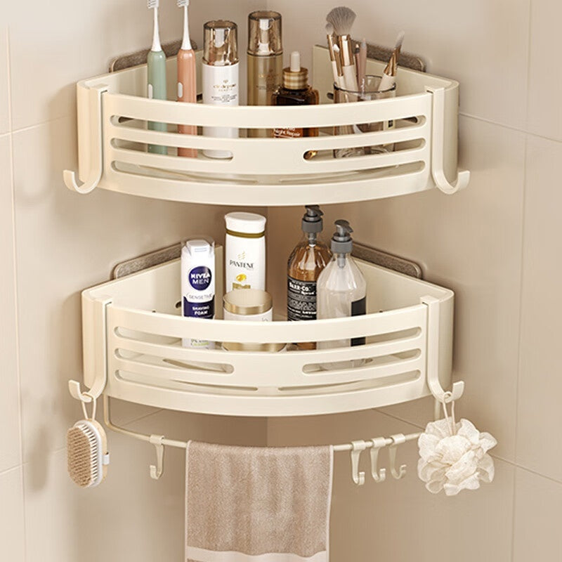 Portable Raised Bathroom Storage Triangle Rack