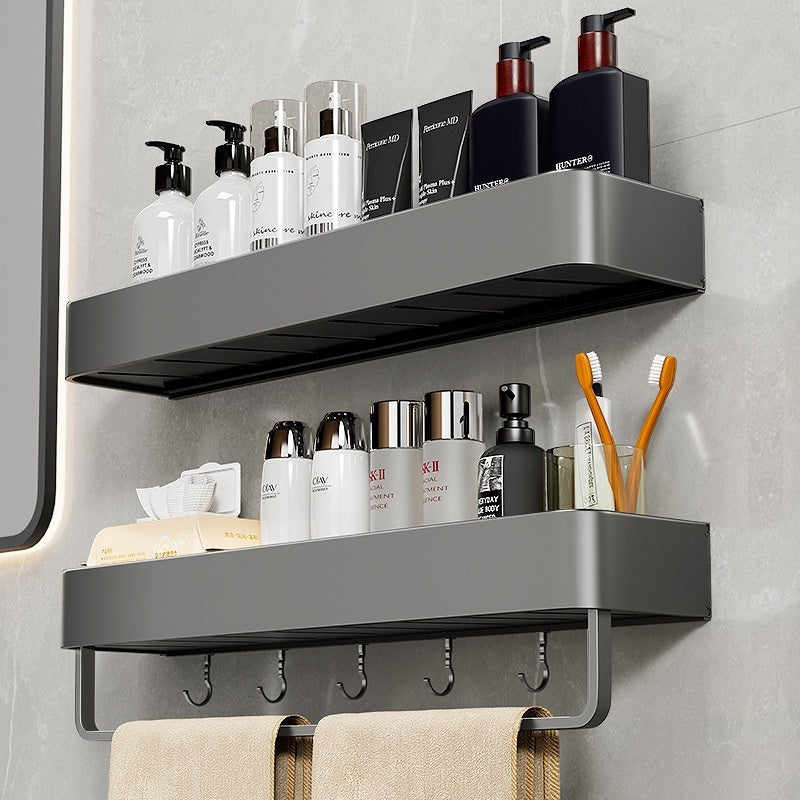 Punch-free Bathroom Storage Rack Bathroom Wall-mounted Storage Rack