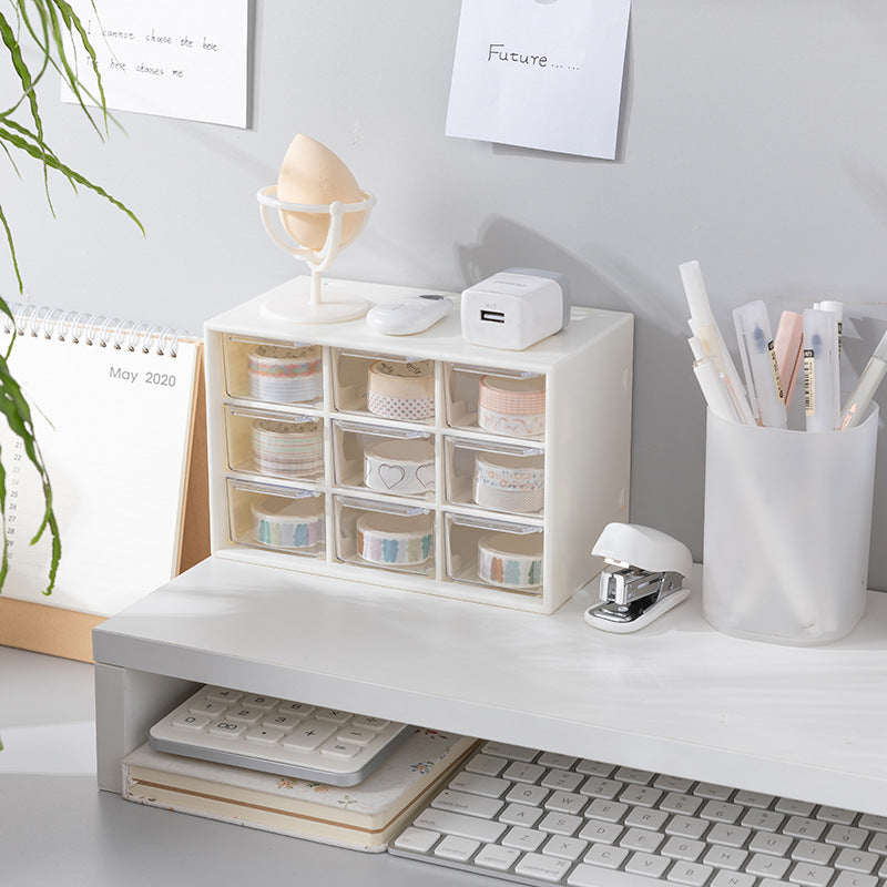 Hand Account Tape Transparent Drawer Desktop Storage Organization Box