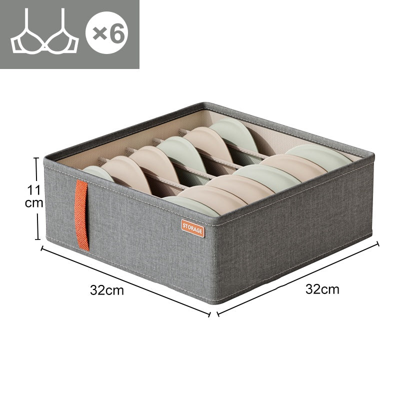 Closet Organizer Underwear Drawer Socks Bra Clothing Storage Box