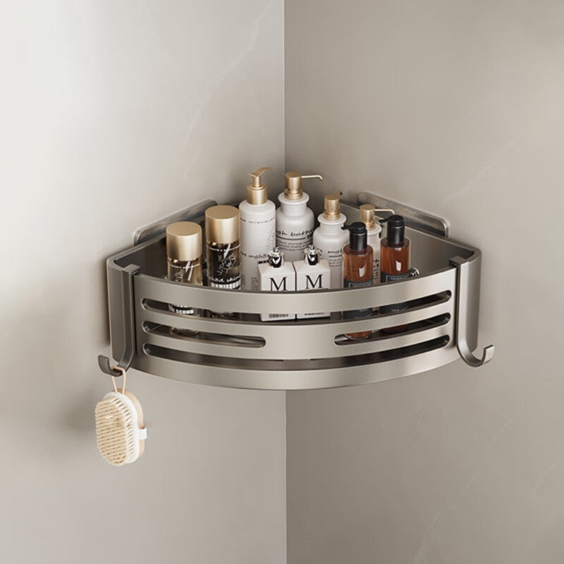 Portable Raised Bathroom Storage Triangle Rack