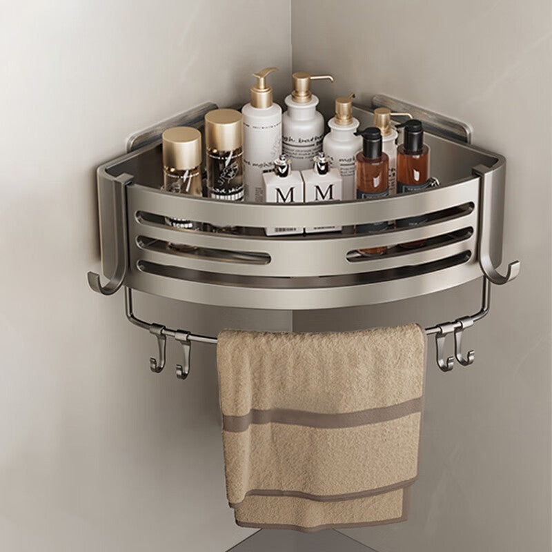 Portable Raised Bathroom Storage Triangle Rack