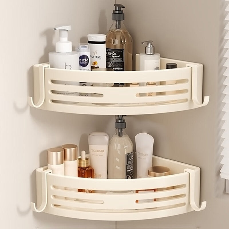 Portable Raised Bathroom Storage Triangle Rack