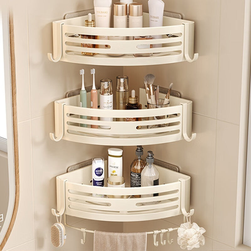 Portable Raised Bathroom Storage Triangle Rack