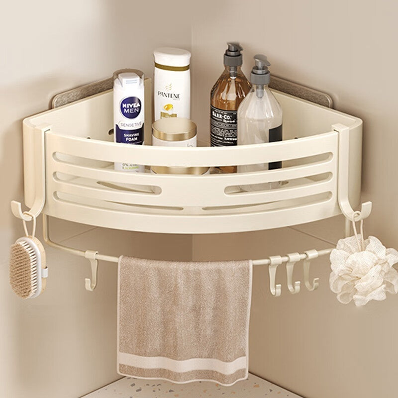 Portable Raised Bathroom Storage Triangle Rack
